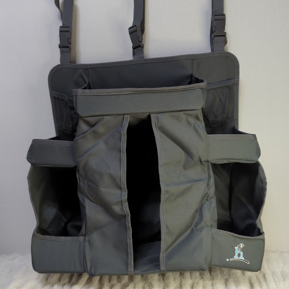 Hiccapop Nursery Organizer | Hanging‎ Diaper Organization Gray 20h X 18L X 8.5 W